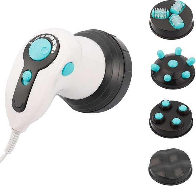 Fubeichly 4-in-1 Anti-Cellulite-Massagegerät, Elektrische Schlankheitsrolle, Grün - Bild 1