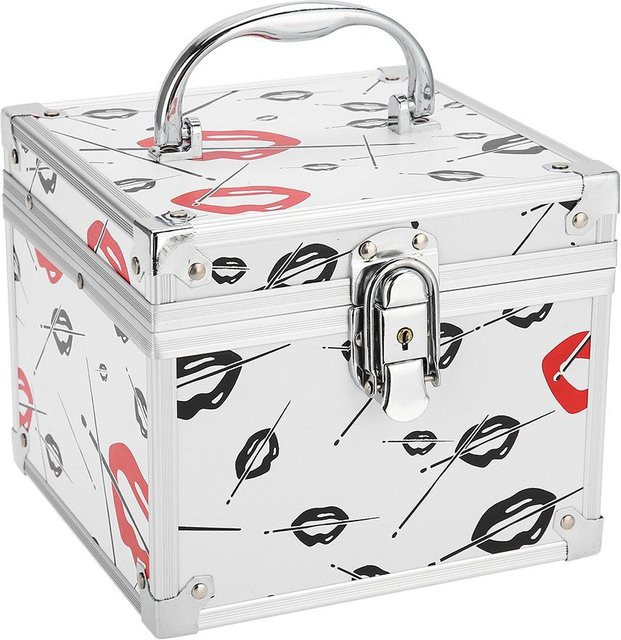 DIYelecs Make-up Organizer Box, Schmuckkoffer, Grau, S - Bild 1