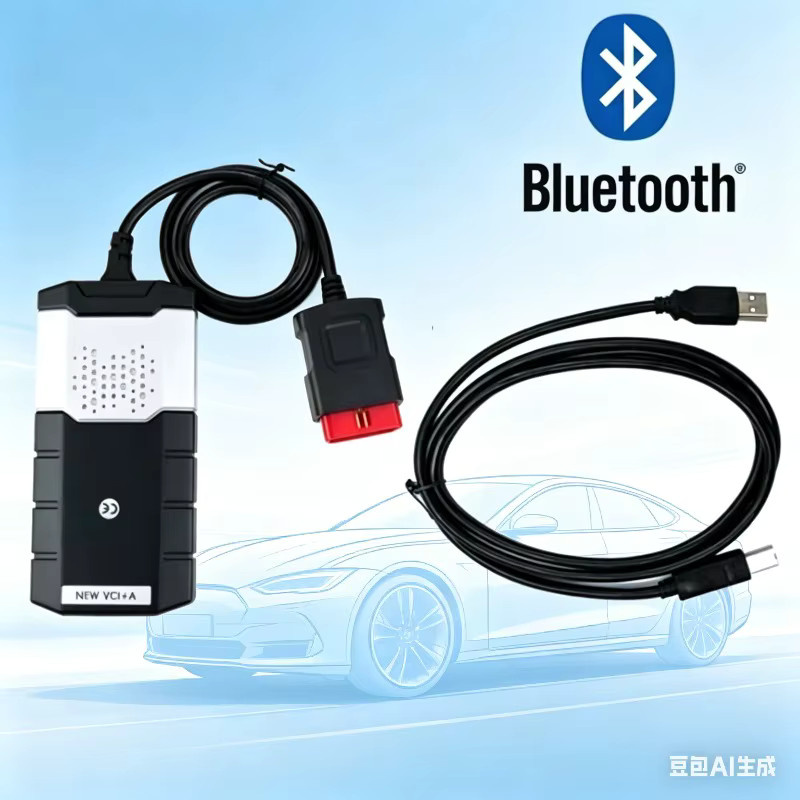 Delphi Schwerlast-LKW-Diagnosescanner mit Bluetooth und USB, OBD2 Auto-Fehlerleser und Fahrzeug-Scan-Detektor, Schwarz - Bild 2