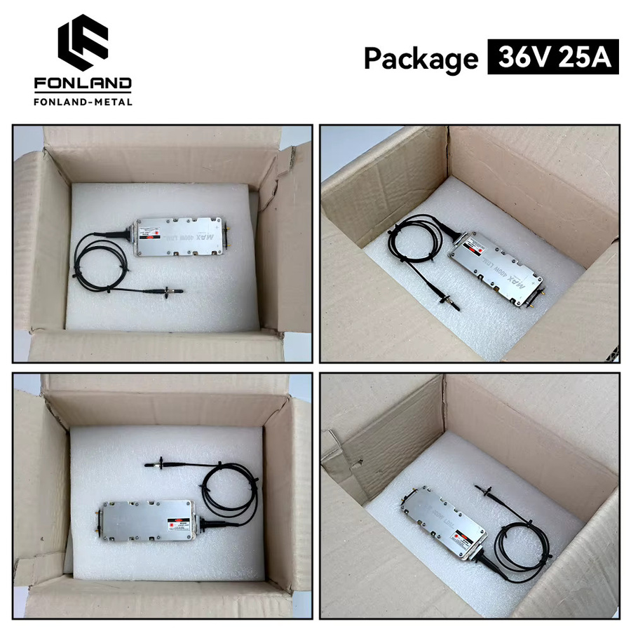 Fonland MAX 400W Laserpumpe mit Gen3 S2 600W Schneidkopf in Silber für Metall- und Holz-DIY-Schneiden mit Luftkühlsystem - Bild 2