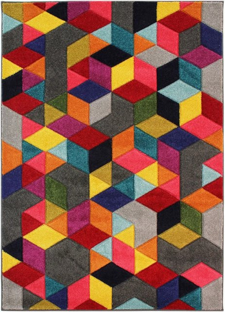 Flair Rugs Kinderteppich Dynamic in Mehrfarbig, B/T: 120 x 170 cm - Bild 1