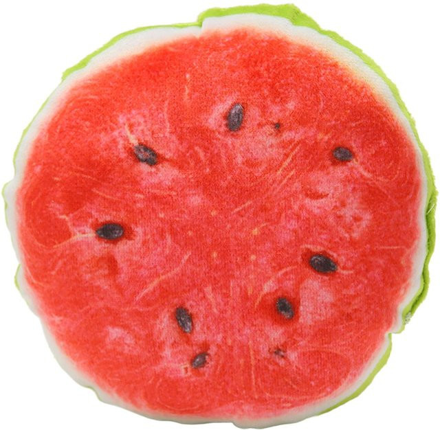 TOMTOP Frucht Plüsch Hundespielzeug, Quietschendes Plüsch Hundespielzeug, Weich - Bild 1