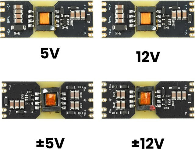Aideepen JW3510 Isoliertes Stromversorgungsmodul DC-DC-Wandler Buck-Boost-Modul 3–42 V auf 5/12 V für LDO DIY in Multicolour - Bild 1