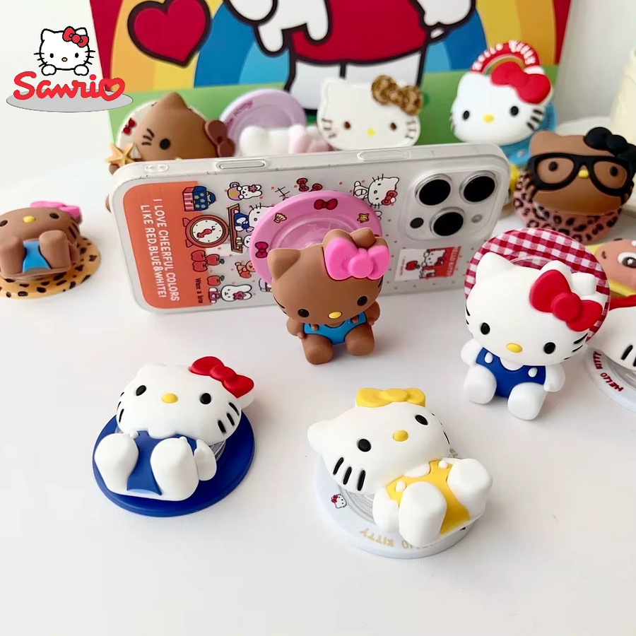 Sanrio Hello Kitty Magnetischer Griptok Handyhalter für iPhone und Samsung Magsafe in Multicolour - Bild 2