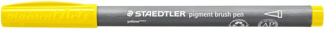 Staedtler Pigment Brush Pen in Gelb - Bild 1