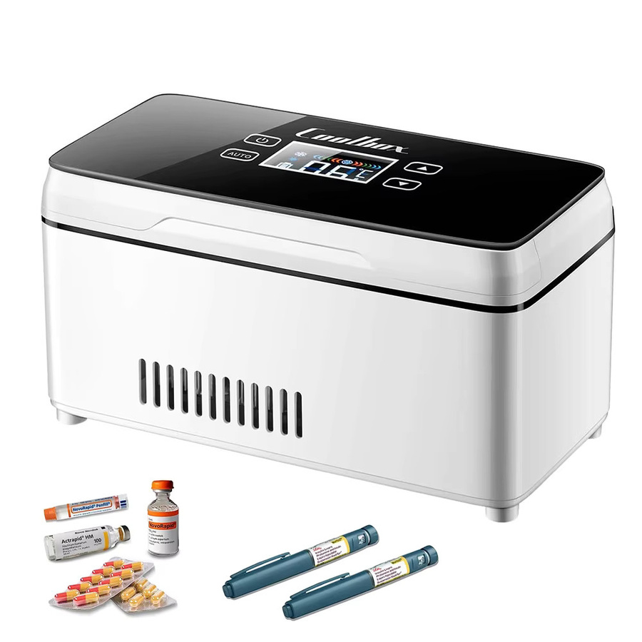 BarraDent Tragbarer Insulin Kühler mit USB-Ladefunktion in Weiß zur Medikamentenlagerung - Bild 3