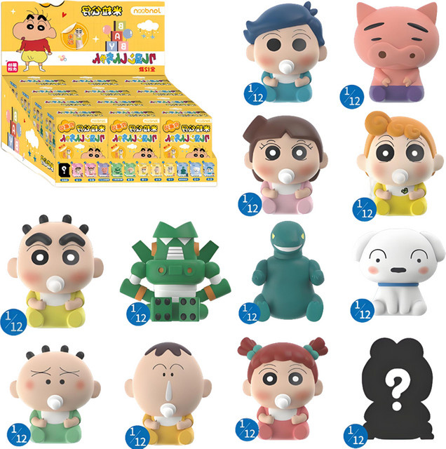 JANDOOM Crayon Shin-chan Serie Niedliche Puppe als Blind Box Modell für den Schreibtisch in Multicolor - Bild 1