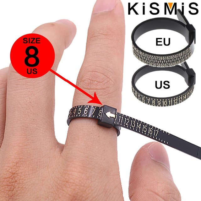 KISMIS Ring Sizer, Weiß/Schwarz, Unisex - Bild 1