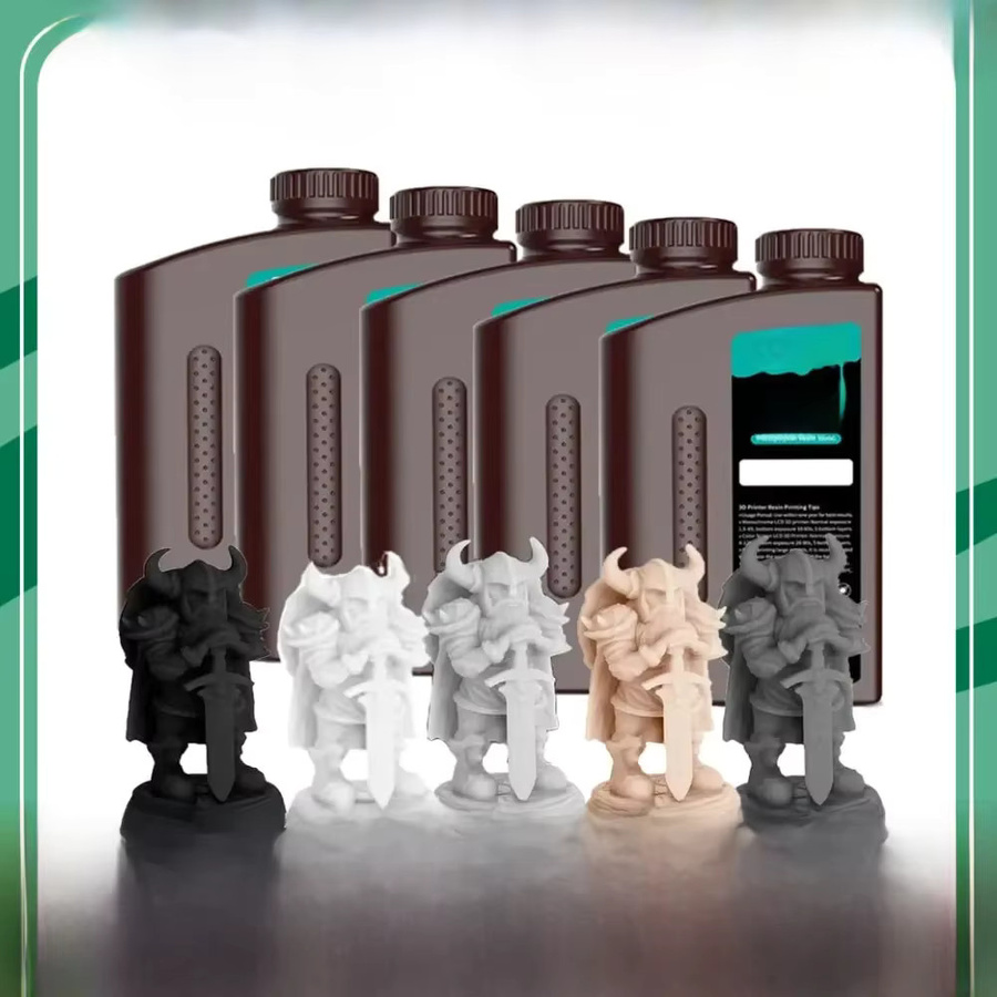 SUNLU 3D-Druckharz für LCD-Drucker, verschiedene Typen wie Standard, ABS Like oder Water Wash, Farbe Braun, 405nm UV-Harz - Bild 6