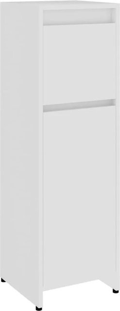 vidaXL Badezimmerschrank aus Holzwerkstoff in Weiß, B/T/H: 30 x 30 x 95 cm - Bild 1