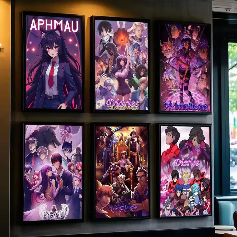Aphmau Posterkunst Portrait Wanddeko für dein Zuhause ohne Rahmen - Bild 2