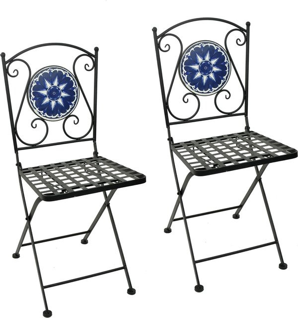 HTI-Living Metallstuhl Marokko 2er Set im orientalischen Design - Bild 1