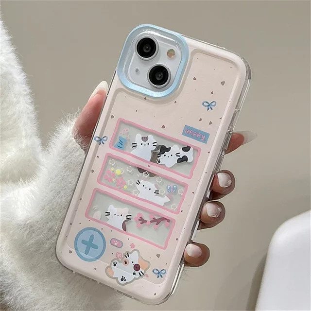 INS Transparentes Handycase mit Blumen- und Katzenmotiv für Samsung Galaxy S25 S24 S23 S22 S21 S20 FE Note20 Plus Ultra Lite 5G - Bild 1