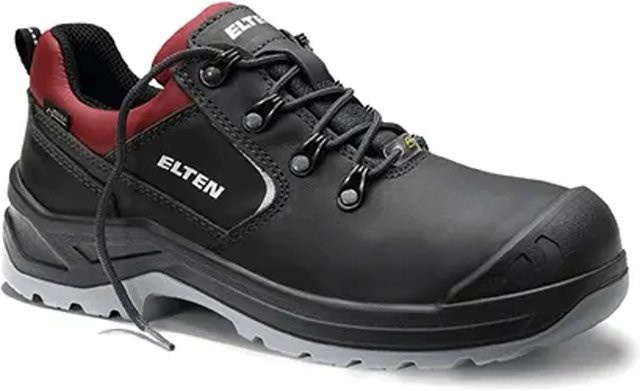 Elten Damen Sicherheitshalbschuh Lena GTX aus Rindleder in Black-Red S3 ESD CI Gr. 34 - Bild 1