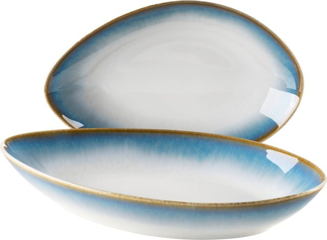 Mäser Servierschalen-Set La Sinfonia aus Keramik, 2-teilig, Blau - Bild 1