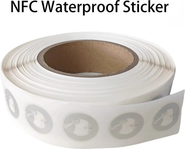 LUCKING DOOR Universal RFID NFC Aufkleber Tags 13,56 MHz Programmierbare Leere Klebe Etiketten 100 Stück - Bild 1
