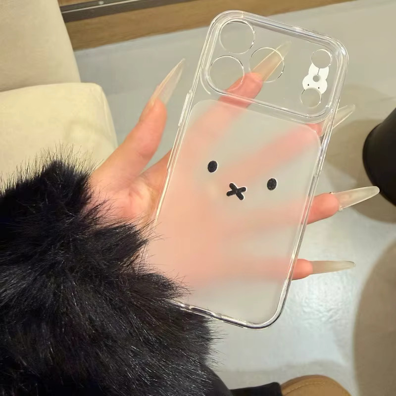 Miffy Transparente TPU-Handyhülle für iPhone 13 14 15 16 17 Pro Max in Beige und Transparent - Bild 5