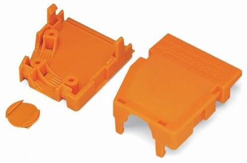 WAGO Anrastbares Zugentlastungsgehäuse 232-685 Orange, 25 Stück - Bild 1