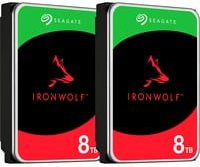 Seagate IronWolf NAS Bundle, 2 x 8 TB SATA HDD, 3.5 Zoll - Bild 1