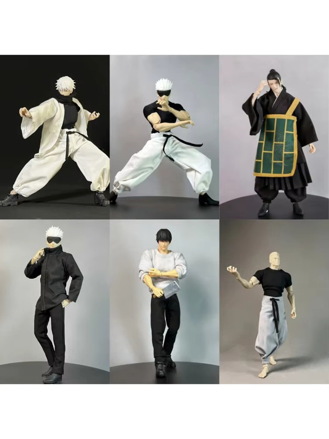 Bandai Jujutsu Kaisen Klassische Kleidung College-Uniform Gewand Taoistische Robe Kampfzubehör, Zubehör - Bild 6