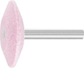 PFERD TOOLS STEEL EDGE Schleifstift Form A 36 A60 für Stahl und Stahlguss, Farbe Pink, Durchmesser: 41 x 10 mm, Schaft-Durchmesser: 6,3 mm - Bild 1