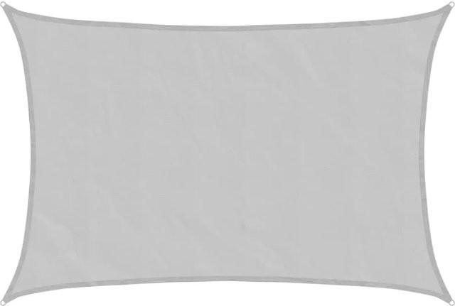 vidaXL Sonnensegel aus Polyester in Hellgrau, B/T: 300 x 200 cm - Bild 1