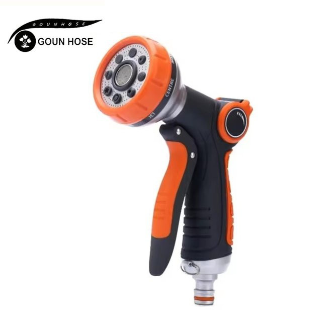 GOUN HOSE Hochdruck Wasserpistole in Orange für Gartenbewässerung und Autoreinigung - Bild 1