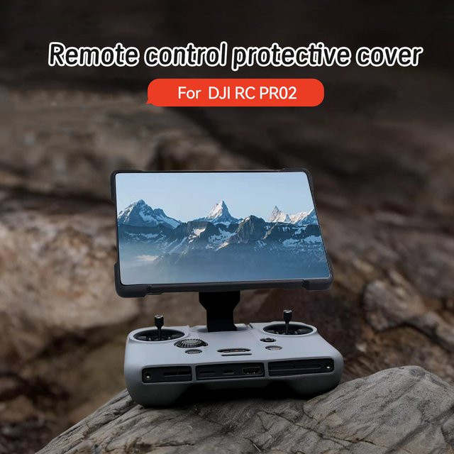 ToriTails Silikon-Schutzhülle für DJI Mavic 4 Pro und RC PRO2 Fernbedienung als Staubschutz in Schwarz und Grau - Bild 1