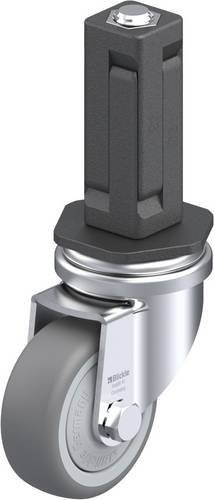 Blickle LRA-TPA 50KF-EV03 Lenkrolle in Grau und Silber mit 50mm Rad-Durchmesser und 50kg Tragfähigkeit - Bild 1