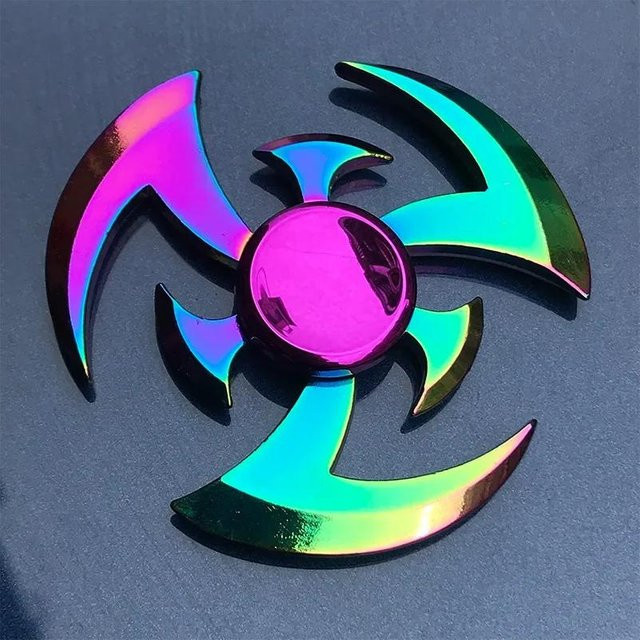 Binchi Outdoor Equipment Metall Fidget Spinner, Bunt, Legierung - Bild 1