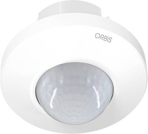 ORBIS PIR-Bewegungsmelder OB137812 für Unterputz und Aufputz, 360° Erfassungsbereich, Weiß, IP20/IP54 - Bild 1