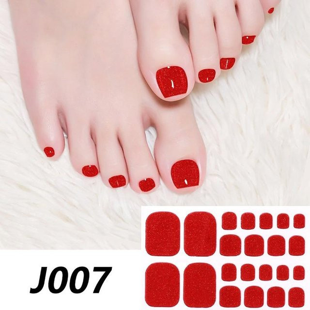 Schachbrett-Nageldesign Fußaufkleber mit Glitzer, schimmernd - Bild 1