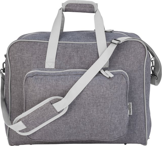 CRELANDO Nähmaschinentasche in Grau mit 40 l Volumen, B: 35,0 cm, H: 21,0 cm, T: 21,0 cm - Bild 1