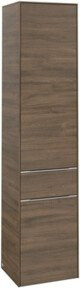 Villeroy & Boch Hochschrank Subway 3.0 mit Glastüren in Braun, B/T/H: 40 x 36,2 x 171 cm - Bild 1
