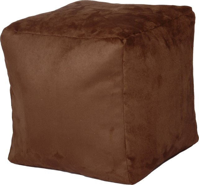 Linke Licardo Sitzwürfel Noble Soft in Braun, B/T/H: 40 x 40 x 40 cm - Bild 1