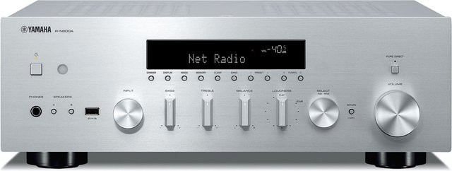 Yamaha R-N600A Netzwerk-HiFi-Receiver Stereo-Player in Silber - Bild 1