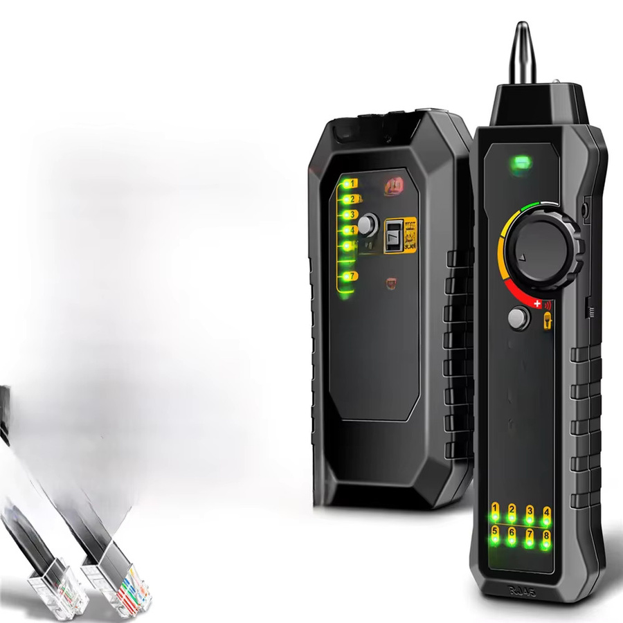 Aideepen Multifunktionaler Leitungsfinder RJ11/RJ45 Kabel-Tracer und Ethernet-Netzwerkkabel-Tester in Schwarz - Bild 7
