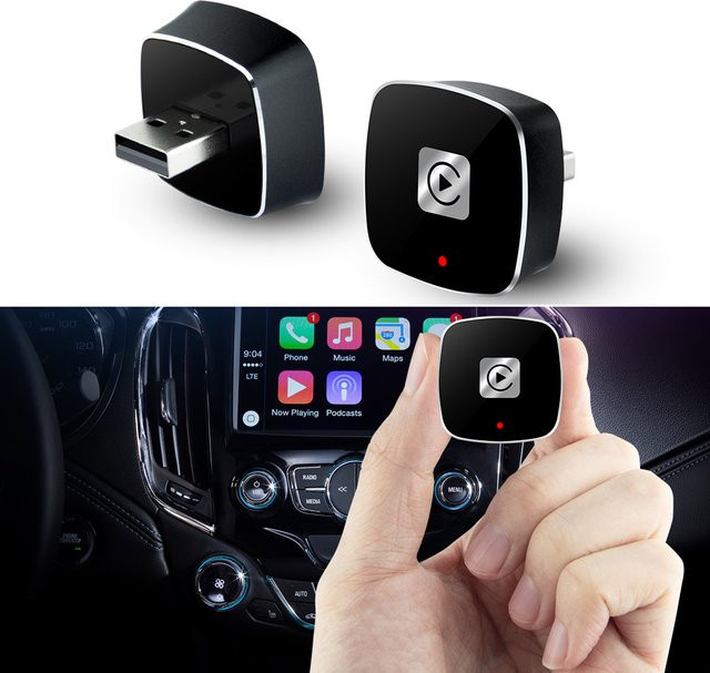 Kebidumei 2in1 Wireless CarPlay und Android Auto Adapter in Schwarz - Bild 1