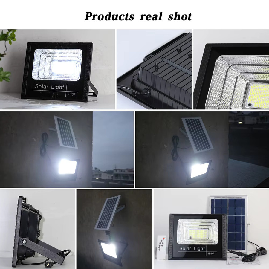 PARKSON LED Solar Flutlicht mit Fernbedienung, Solar Reflektor Strahler für Garten und Straße, Schwarz - Bild 5