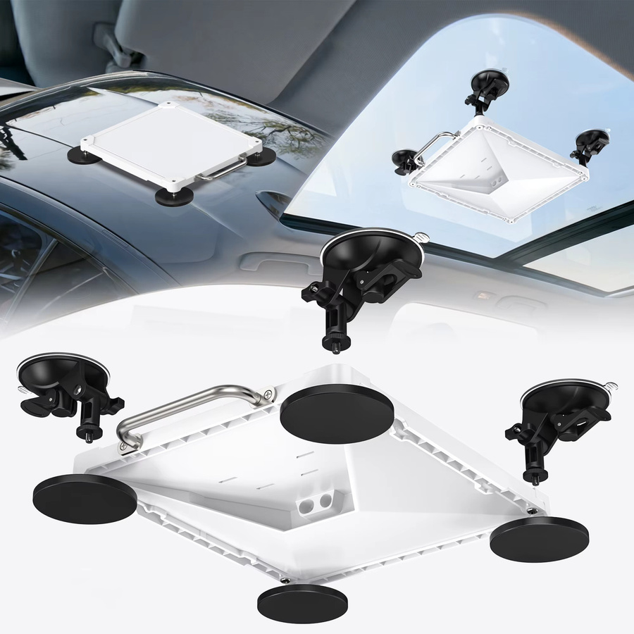 EPUP SK0173S Pro 2-in-1 Magnetische Saugnapfhalterung mit 120kg Haltekraft, bohrfreie Halterung kompatibel mit Starlink Mini und Mini X - Bild 3