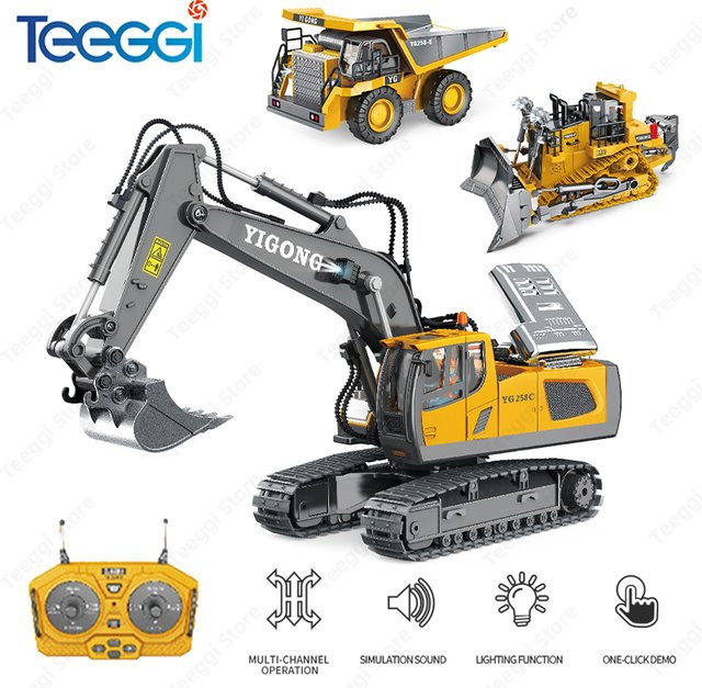 Teeggi RC Bagger Auto, 1:20, ferngesteuert - Bild 1