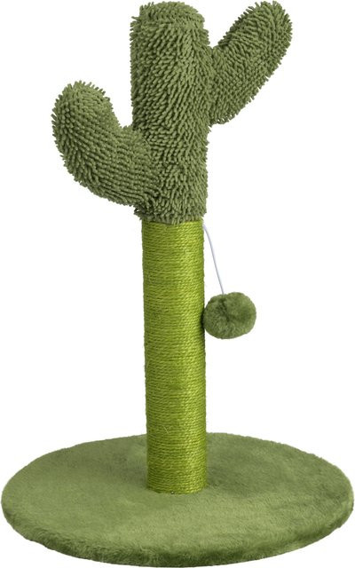 ZOOFARI Katzen-Kratzbaum Kaktus in Grün mit integriertem Spielzeug - Bild 1
