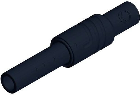 Hirschmann Test & Measurement KUN S Sicherheits-Lamellenbuchse, gerade, Stift-Ø: 4mm, Schwarz - Bild 1