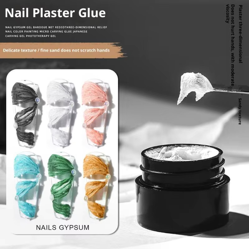 KuZHEN Nagel Carving Gips Gel, Glänzend - Bild 2