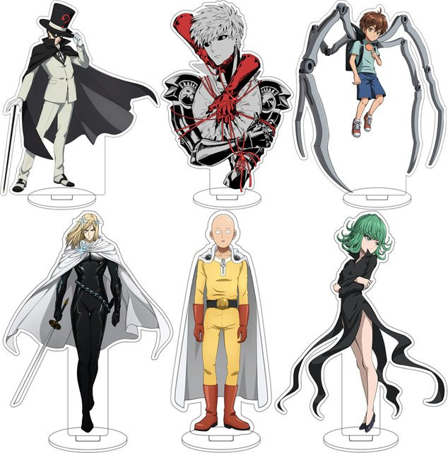 Bandai One Punch Man Acryl-Figur Ständer, 16cm, bunt - Bild 1