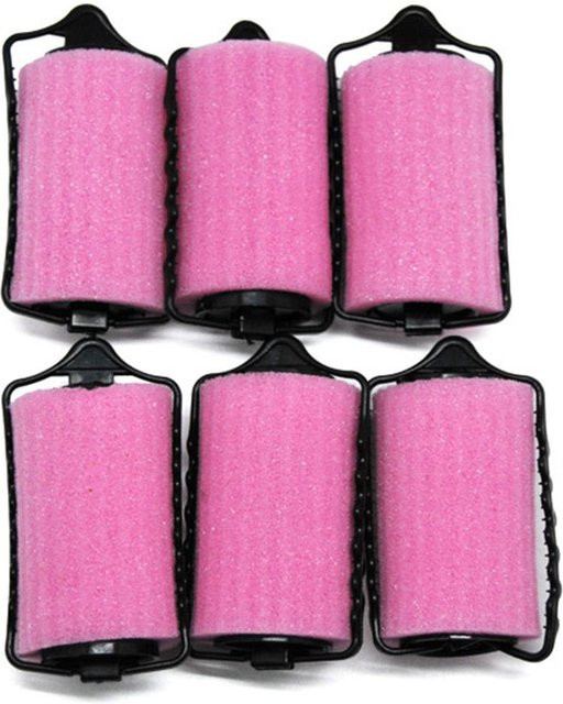 DIYelecs Haarwickler Selbsthaftende Friseurwickler, pink - Bild 1