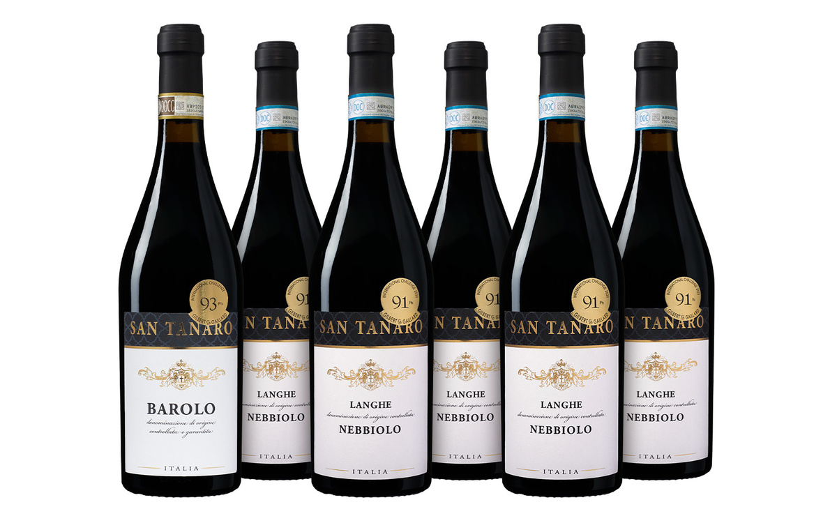 San Tanaro Nebbiolo Wein 6 x 0,75 l - Bild 2