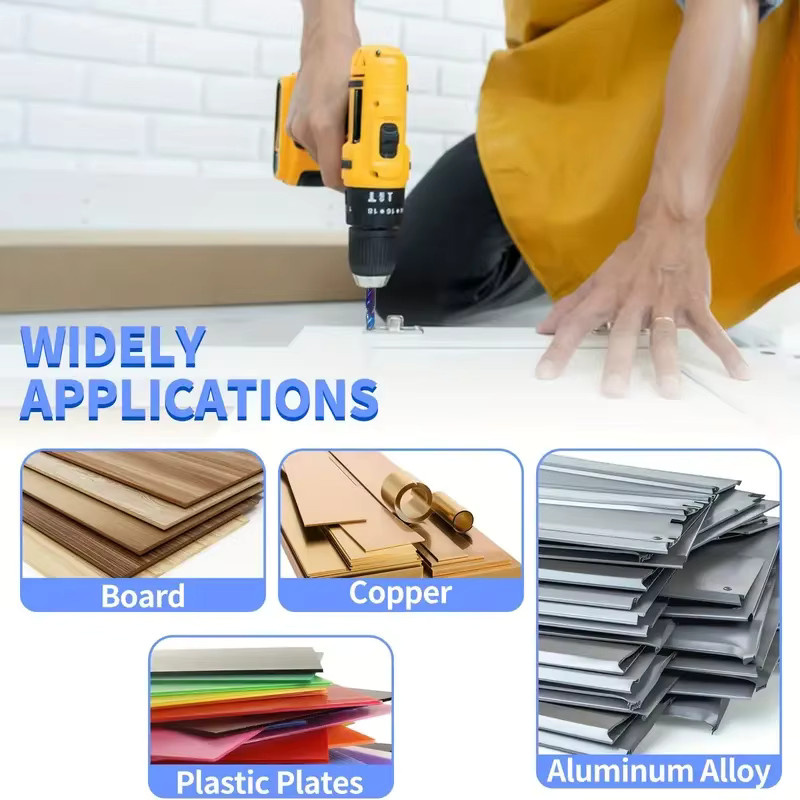 6er Set Titan beschichtete HSS Gewindebohrer mit Sechskant-Schaft für metrische Gewinde M3 M4 M5 M6 M8 M10 in Mehrfarben - Bild 3