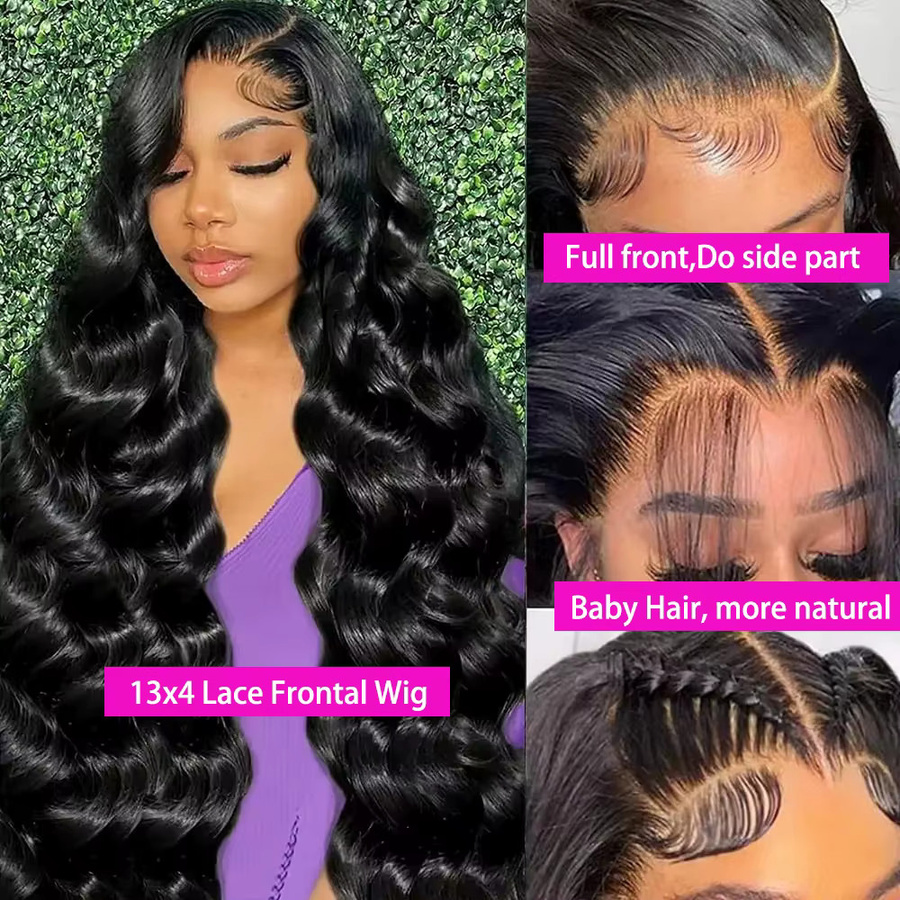 Happy Monday Body Wave Perücke, 30-34 Zoll, 100% Echthaar, Damen - Bild 2