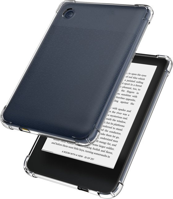 Transparente TPU Soft Back Cover Schutzhülle für Kobo Clara 2E, Libra 2, Nia H2O HD - Bild 1